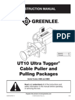 UT10 Ultra Tugger Cable Puller and Pulling Packages, ANB and BBD Manual