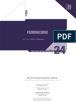 Feminicidio Instituto de Investigaciones Juridicas de La Unam