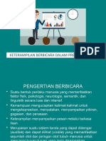 Keterampilan Berbicara Dan Presentasi