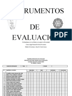 INSTRUMENTOS de Evaluacion