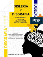 Dislexia y Disgrafia Trastornos Del Lenguaje y Su Contexto Escuela - Familia