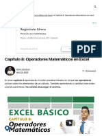 ? Capítulo 8 - Operadores Matemáticos en Excel - El Tío Tech