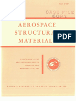 Aerospace Structural Materials