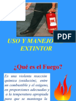 Uso y Manejo de Extintor