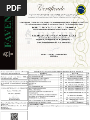 Certificado de Conclusão de Curso - COM FUNDO - César Augusto Venâncio Da Silva - DIREIT (3)
