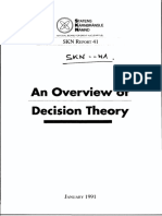 An Overview of Decision Theory: SKN Report 41