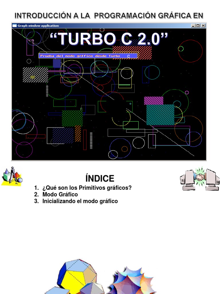 Primitivos Graficos en Turbo C | PDF | Resolución de pantalla | Puntero ...