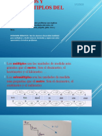 MULTIPOS Y SUBMULTIPLOS DEL METRO