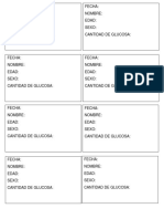 Fichas de Glicemia