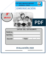 Evaluacion Comunicacion 3°