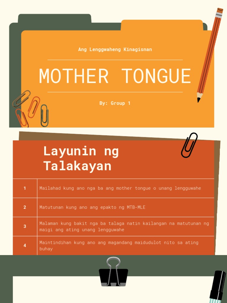 Mother Tongue PDF