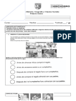 EVALUACIÓN HISTORIA Tercer Trimestre