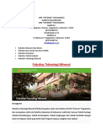 Fakultas Teknologi Mineral: Info@upnyk - Ac.id