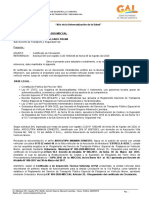 Carta #004 - Certificado de Circulacion Ernesto Arocutipa - Estrella Azul
