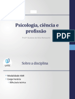 Apresentação Psicologia, Ciência e Profissão