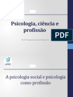 A Psicologia Social e Psicologia Como Profissão