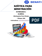 Estadística para Administración Entregable 3