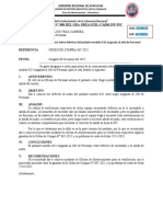 INFORME N º 008 - 2022 Informe Del Parlante Designado Al Jefe de Recursos Humanos