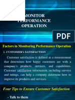 Monitor Performance Operation