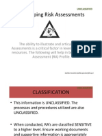 Developing Risk Assessments