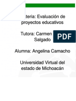 A1 - U1 - Angelinacamacho - Evaluacion Del Proyecto