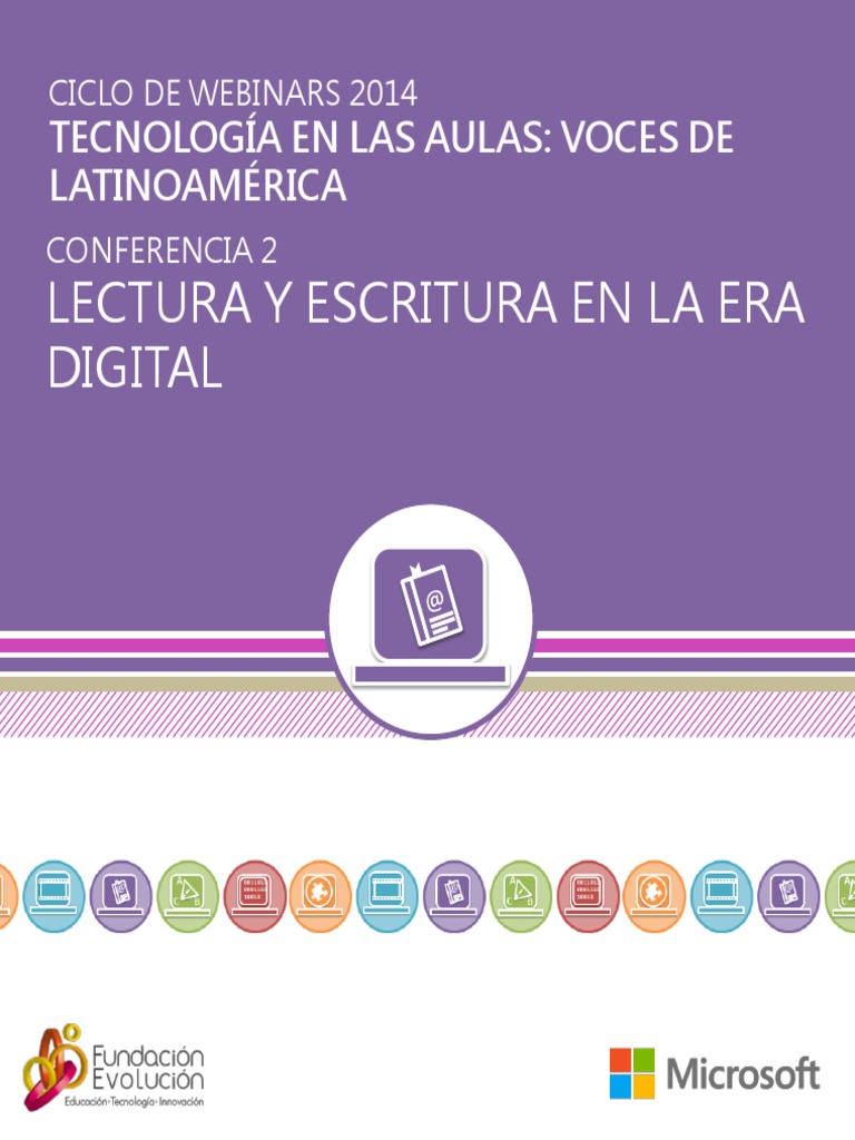 La Lectura y La Escritura en La Era Digital Ana Laura Rossaro y Ximena ...