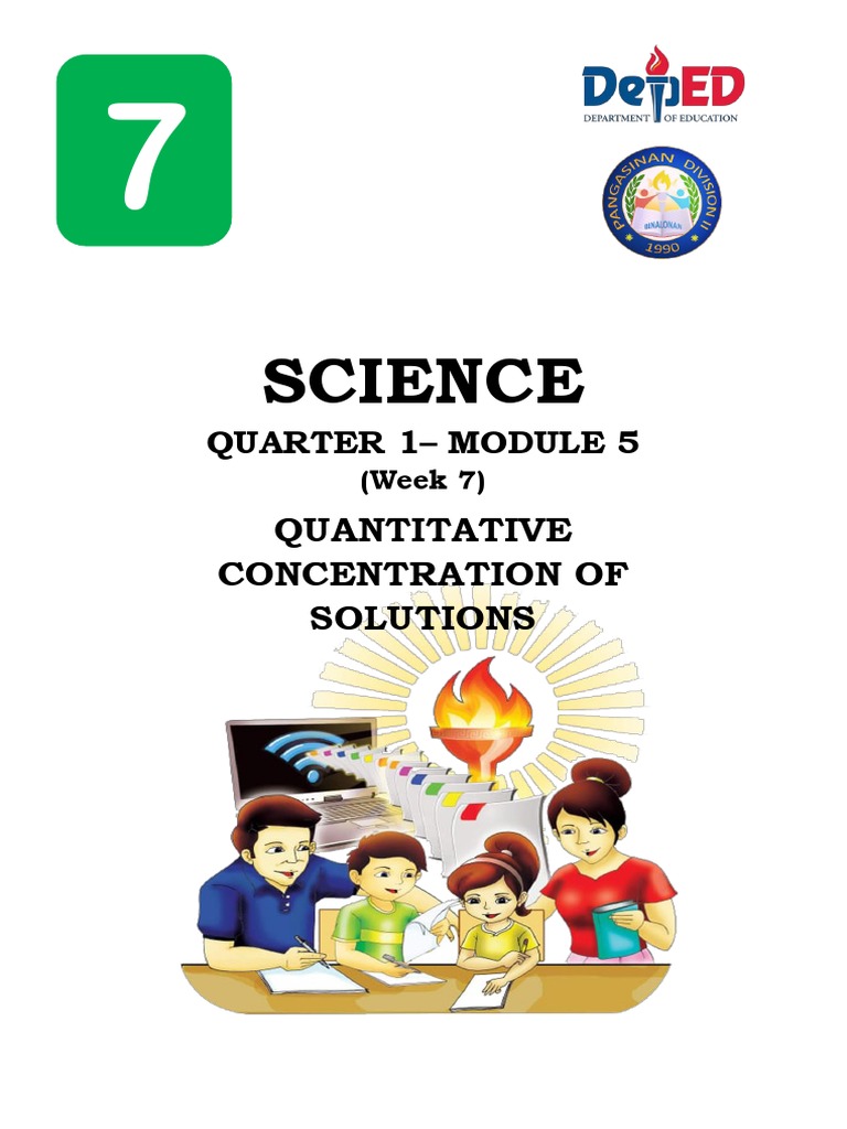 SCIENCE 7 Quarter 1 Module 5 | PDF | Concentration | Materials