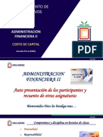 Administracion Financiera II Parte # 1, Plantilla PPT UNICARIBE PDF
