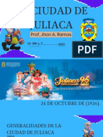 Sesión N°3 - Ciudad de Juliaca (Historia)
