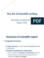 The Art of of Scientific Writing - Aug - 2019 Part III