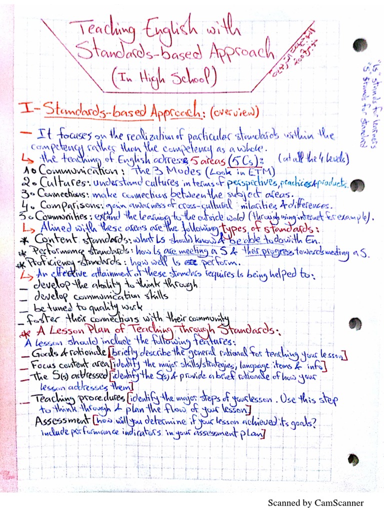 Teaching English With StandardBased Approach PDF