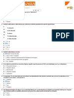 Examen Simulacro de Admisión a Ciencias Biomédicas