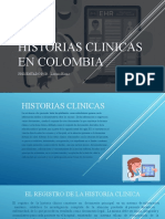 HISTORIAS CLINICAS EN COLOMBIA