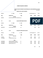 Análisis de Precios Unitarios: Página