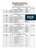 Jadwal Kegiatan Luar Gedung Januari-September 2022