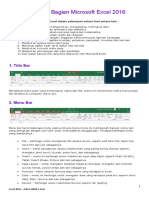 1.mengenal Bagian Microsoft Excel 2016