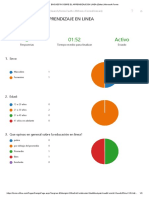 ENCUESTA SOBRE EL APRENDIZAJE EN LINEA (Editar) Microsoft Forms