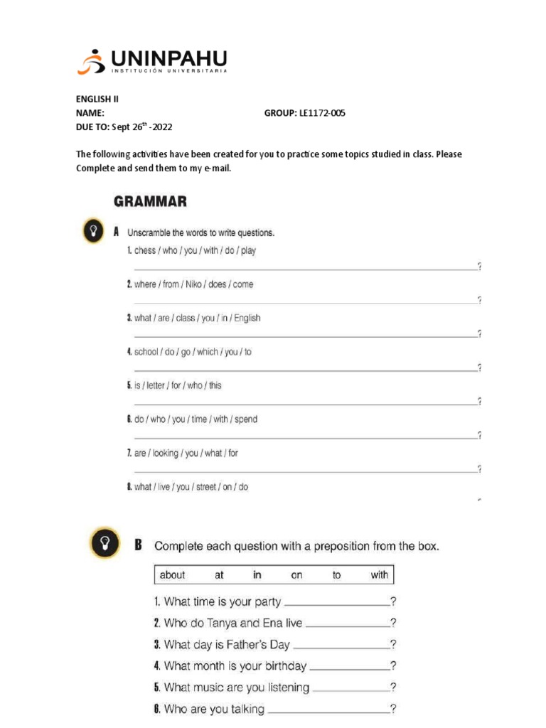 Activity 1 | PDF