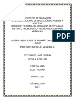 Relaciones de Panama y Estados Unidos-Jose Guerra