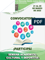 Convocatoria - Académica, Cultural y Deportiva 2022