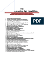 4 Preguntas Sobre Las Pandillas Trabajo en Pareja