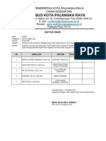 Daftar Hadir Kerja Bakti Pemko-1