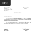 Notice of Employment Regularization | PDF | Career & Growth