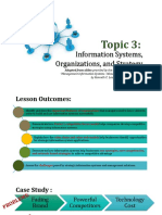 Chapter 3 - Information Systems, Organizations, and Strategy