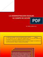 Administración escolar y sus áreas de acción