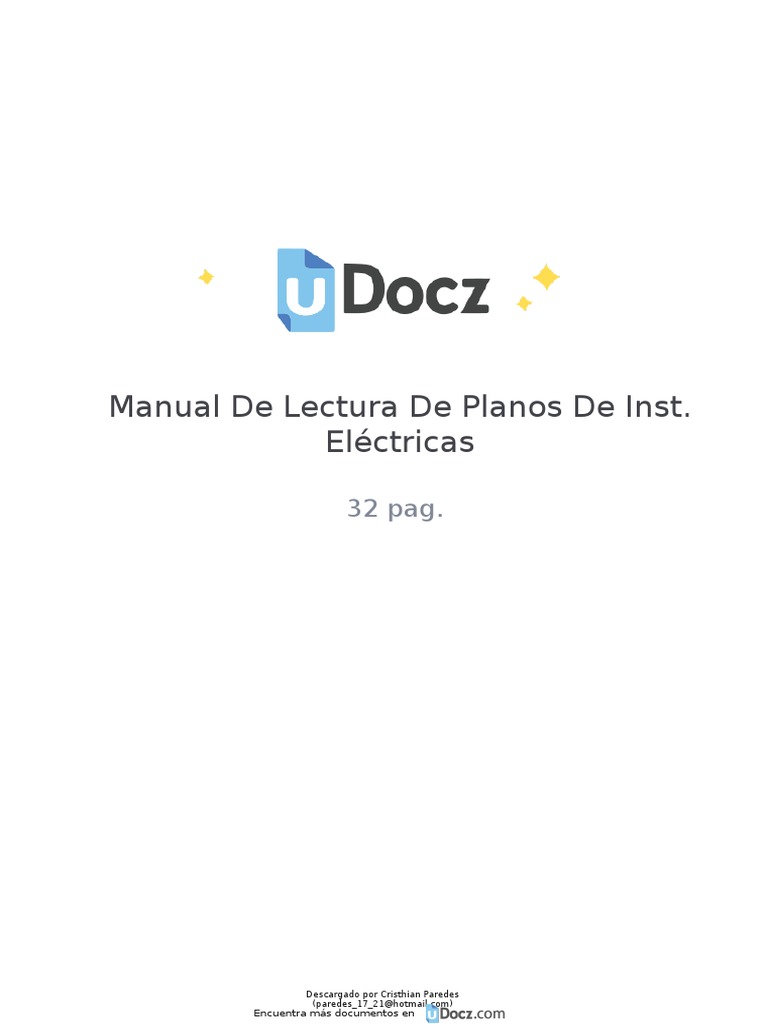 Manual de Lectura de Planos de Inst Electricas | PDF