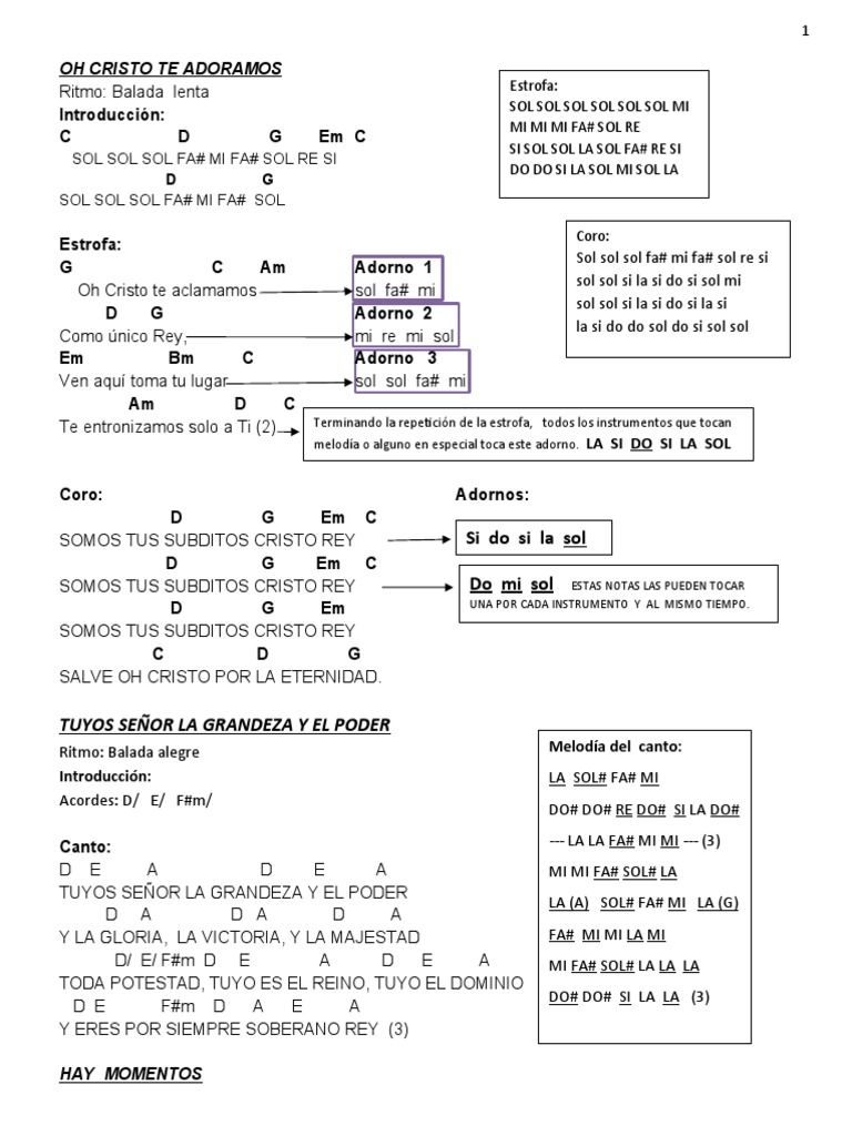 Letra Te Adoramos Cristo Te Adoramos