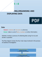 Collecting, Organising and Displaying Data