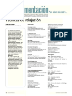 Documentación: Técnicas de Relajación