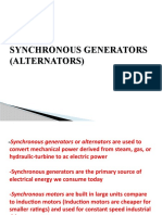 Synchronous Generators